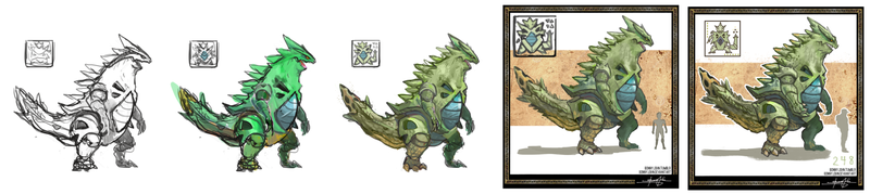 Illustration for article titled Triumphant Tyranitar! Â Pokemon One a Day, Series 2!